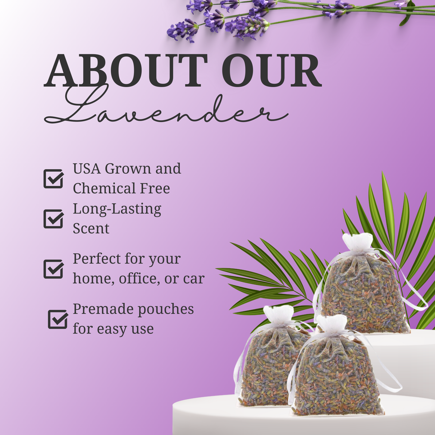 Fragrant Lavender Sachets