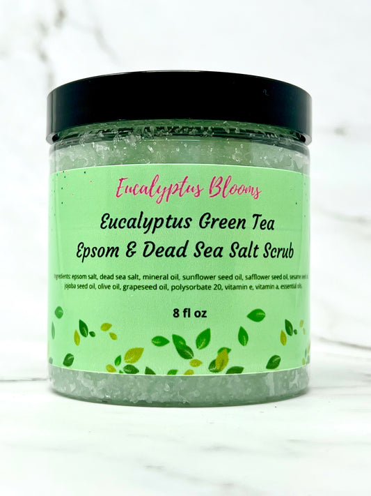 Eucalyptus Green Tea Salt Scrub