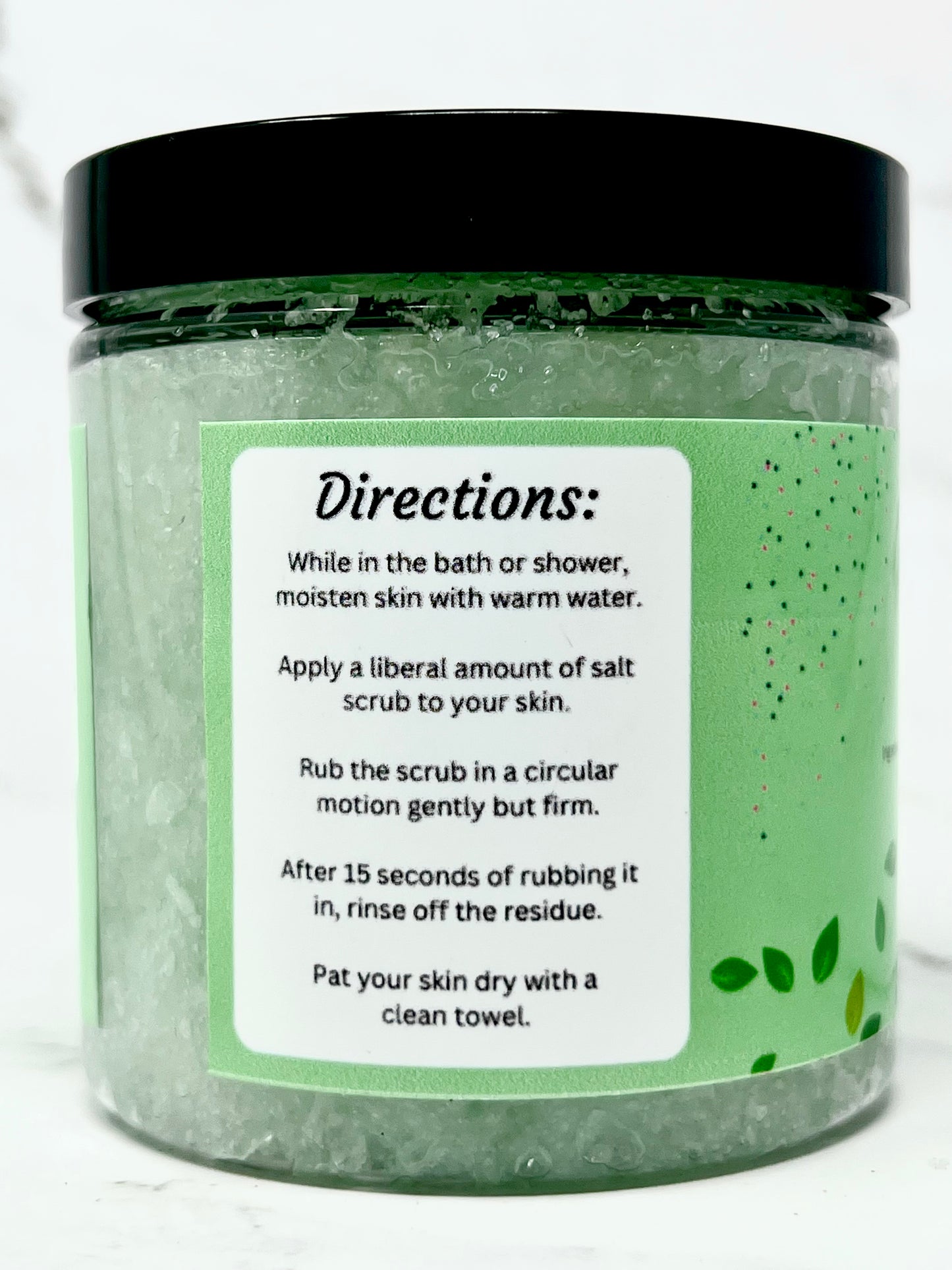 Eucalyptus Green Tea Salt Scrub